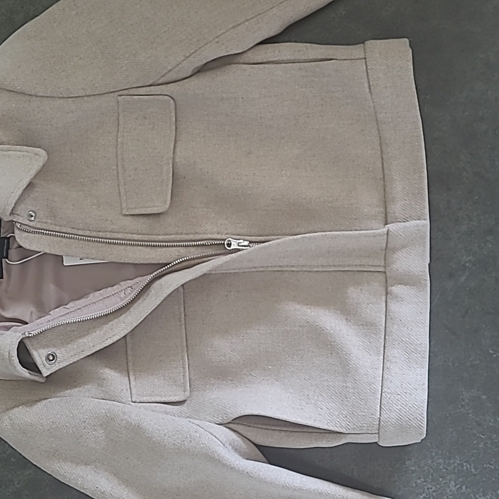 NWT URBAN REVIVO CROPPED FLAP POCKET JACKET - Picture 11 of 16